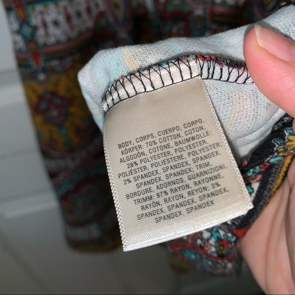 Anthropologie Maeve Paisley Fit And Flare Dress 2 - Picture 6 of 12